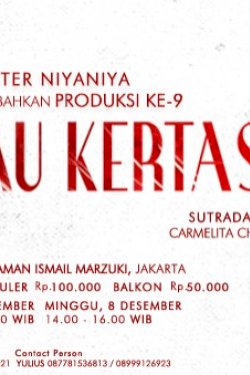 Pementasan Teater Tunggal ke-9 : Bangau Kertas